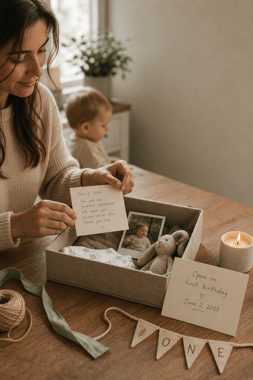 What to Put in a First Birthday Time Capsule: Start Small